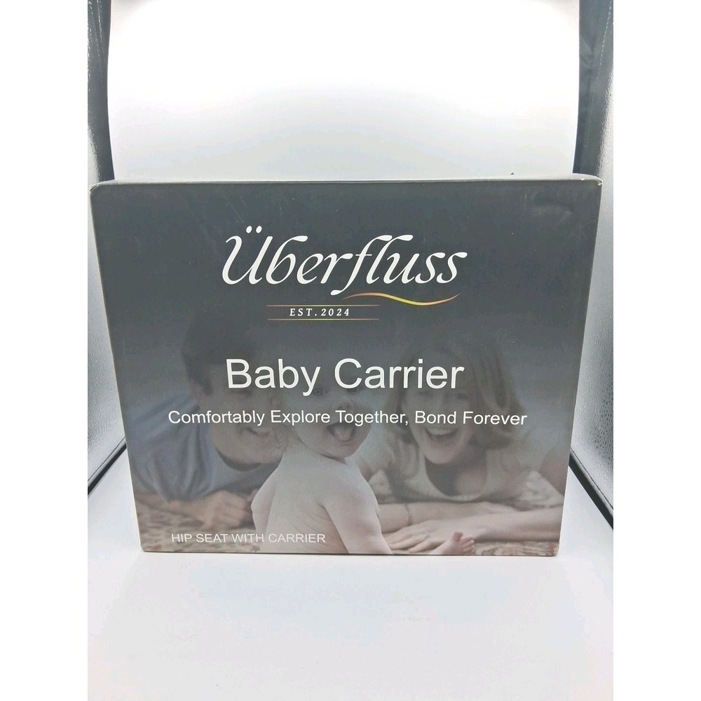 Uberfluss Baby Hip Carrier Gray Adjustable Waistband Hip Seat OUP-B012 NEW
